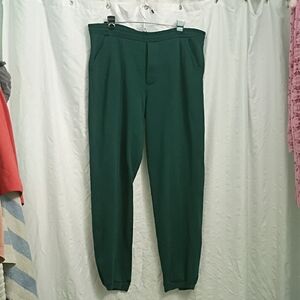 Vintage Christian Dior Men's Green Sweatpants